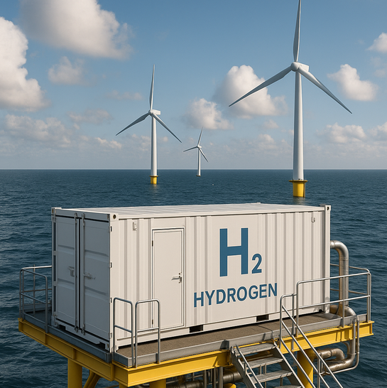 Offshore Produktion Wasserstoff